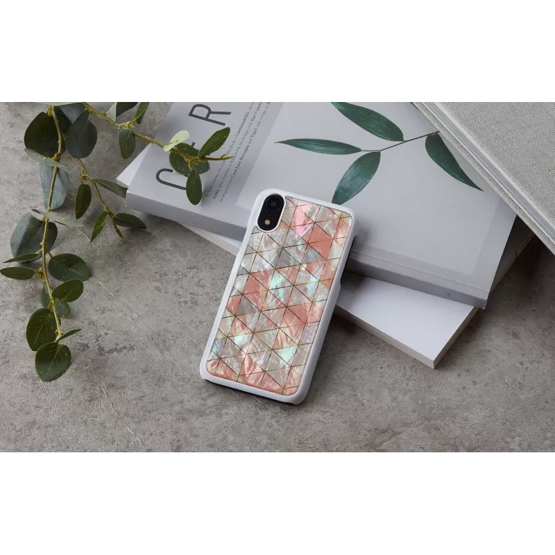 Smartphonehoesje iKins voor iPhone XR — diamant wit beschermhoes