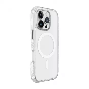 Beschermhoes LAUT CRYSTAL MATTER X voor iPhone 16 Pro Max, transparant, PC+TPU, geschikt voor 6,7 inch