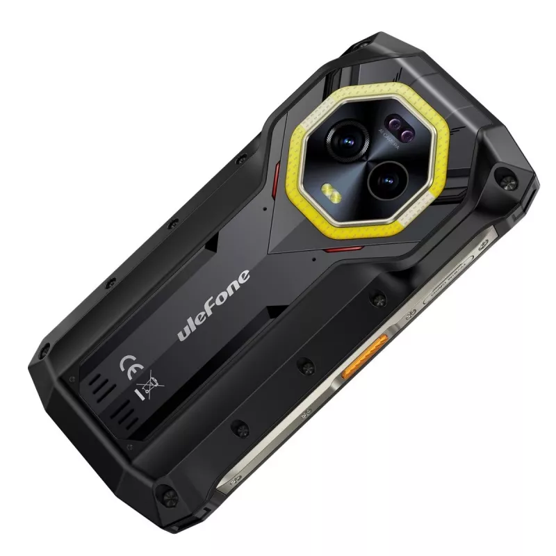 Ulefone Armor Mini 20 smartphone, 4,7 inch, Helio G99, 8GB RAM, 256GB, 6200 mAh, Android 14, zwart