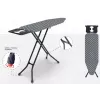 STRIJKPLANK 120x38cm PROMIS PKD50 STAR stevig met in hoogte verstelbare stabiliteit