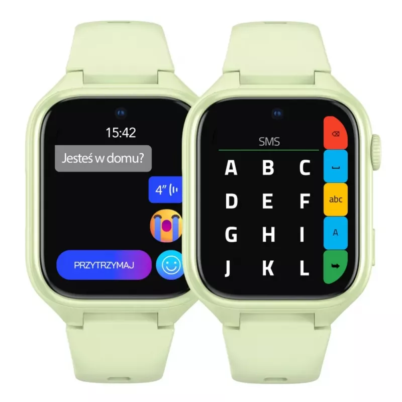 Smartwatch Stelio Junior Pro AI 4G ST-SWJ102-PCH — pistachekleurig
