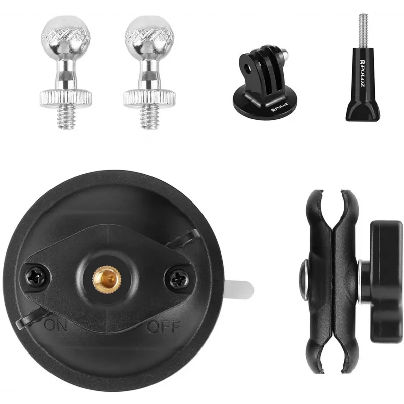 PULUZ Magic Arm statief-zuignaphouder (zwart)