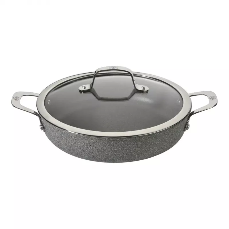 Braadpan Ballarini Salina Granitium, diep met 2 handgrepen, graniet, 28 cm 75002-810-0