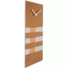 NeXtime wandklok 2855co Bold Stripes, 38x19 cm, wand, koper