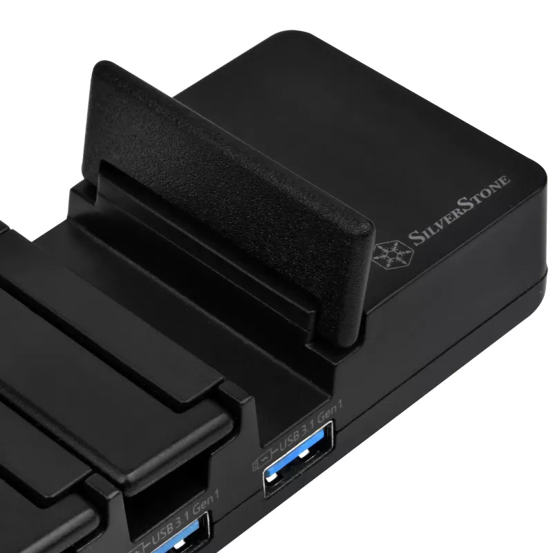 Desktop-USB-3.1-Gen-1-hub SILVERSTONE SST-UC03B-PRO – 7 USB-aansluitingen
