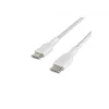 Belkin BOOST CHARGE - USB-kabel - 24-pins USB-C (m) naar 24-pins USB-C (m) - USB 2.0 - 2 m - wit