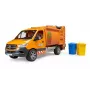 BRUDER modelvoertuig MB Sprinter vuilniswagen BR-02682, schaalgetrouwe speelgoedreplica