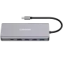 Canyon USB-13-in1 HUB USB-C 2xHDMI4xUSB2xUSB-CRJ45VGA, retailversie