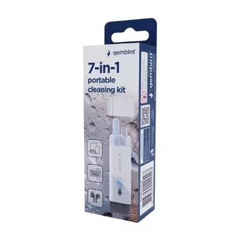 Gembird 7-in-1 universele draagbare reinigingsset - wit