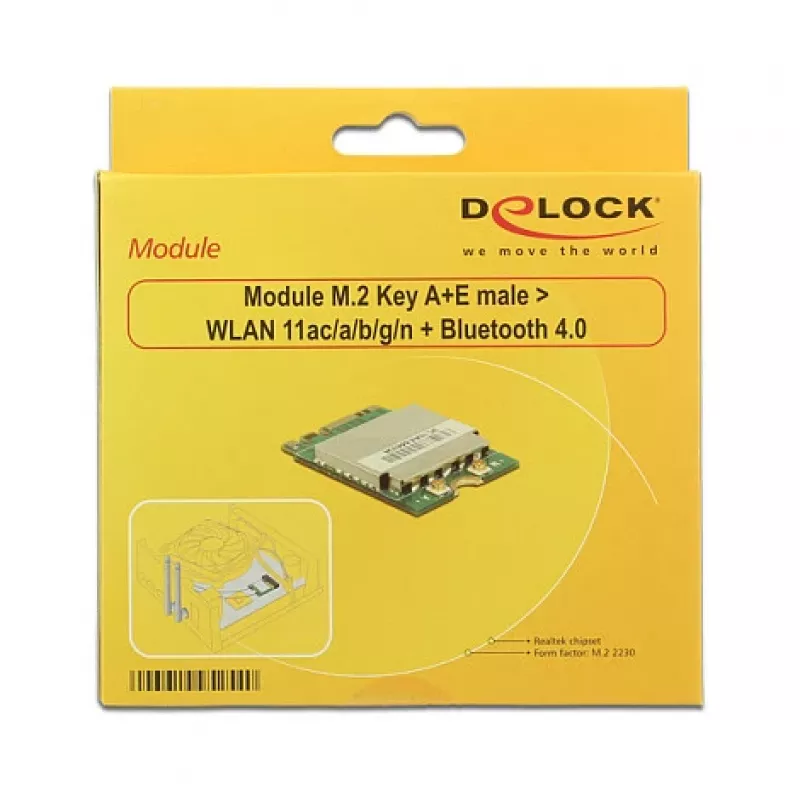 Netwerkkaart DeLOCK 95254 WLAN Bluetooth 433,3 Mbit/s