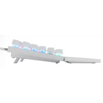 Mechanisch TKL-gaming-toetsenbord STEELSERIES Apex Pro TKL Gen 3 wit — US-layout, RGB, instelbare schakelaars