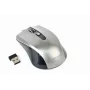 Draadloze muis GEMBIRD MUSW-4B-04-BG — rechtshandig, optisch 1600 DPI, 4 knoppen, RF Wireless, zwart/grijs