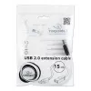KABEL USB2 VERLENGING AM-AF/CCP-USB2-AMAF-0.15M GEMBIRD