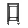 Lanberg open rack 19 18u 600x800 zwart Lanberg