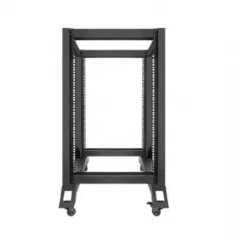 Lanberg open rack 19 18u 600x800 zwart Lanberg