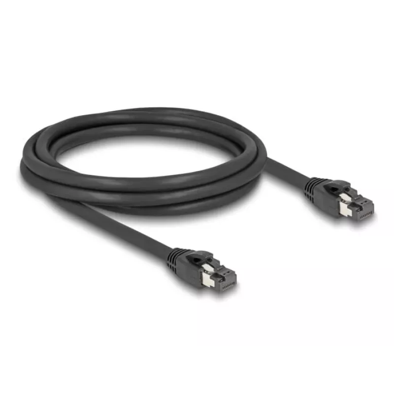 DeLOCK RJ45 netwerkkabel Cat.8.1 S/FTP 2m 40Gbps zwart