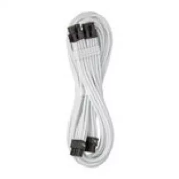 CableMod C-Series Pro ModMesh Bridged-Connection-kabel - 8+8-pins PCIe, wit, 60 cm