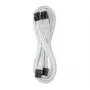 CableMod C-Series Pro ModMesh Bridged-Connection-kabel - 8+8-pins PCIe, wit, 60 cm