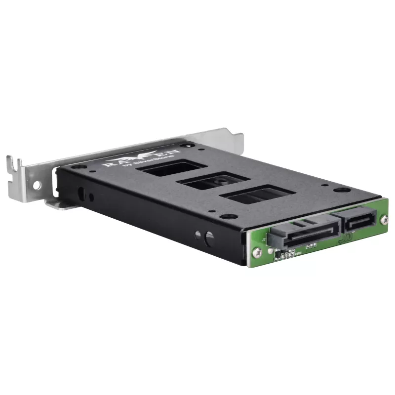 Interne harde schijf inbouwbehuizing SILVERSTONE SST-EXB02 PCI-slot voor 2,5-inch drive