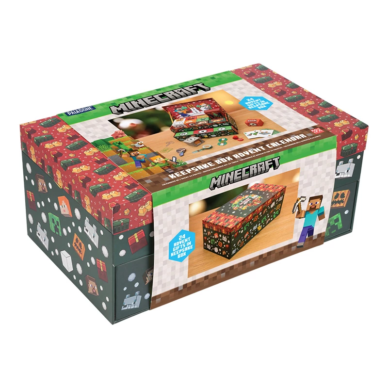 Opbergbox-adventskalender Paladone PP15749MCF Minecraft 24 verrassingen