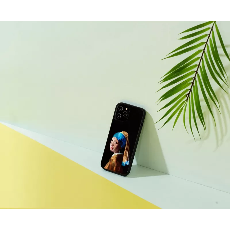 iKins hoesje voor Apple iPhone 12 Pro Max met design Het meisje met de parel