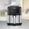Heteluchtfriteuse Rommelsbacher FRH 1500 — 5 L, 1500 W, roestvrij staal/zwart