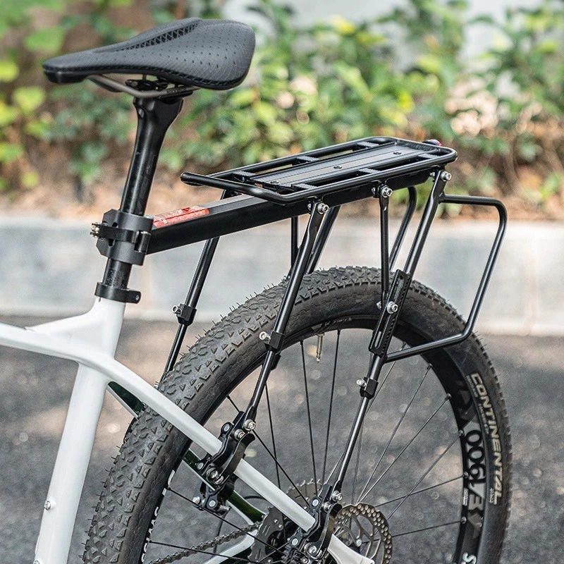 Rockbros 33210004001 zwarte fietsdrager met opbergvak