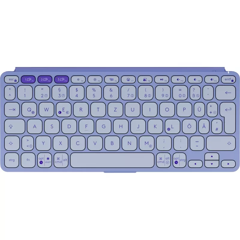 Logitech Keys-To-Go 2, lila, Bluetooth, Duits, 920-012966