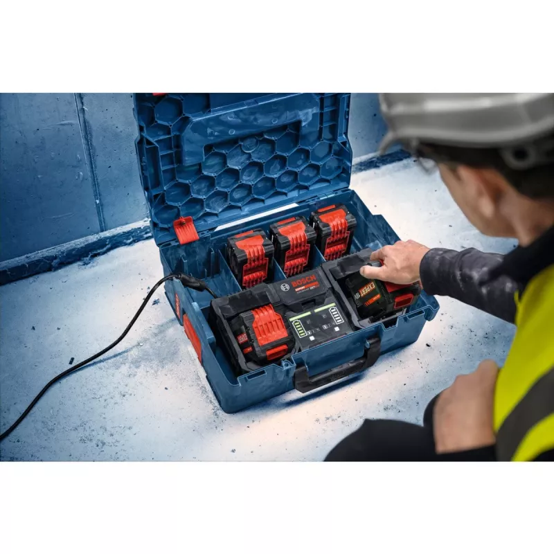 Bosch EXPERT 18V Starterset met 2 accu's en oplader in L-BOXX