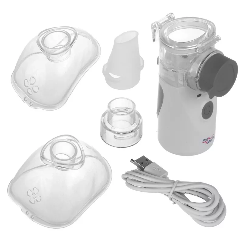 Draagbare mesh-vernevelaar ProMedix PR-835 USB-vernevelaar, vernevelaar op batterij draagbaar