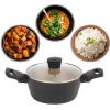 Kookpan Russell Hobbs RH01669BEU7 20 cm, zwart, RVS binnenkant