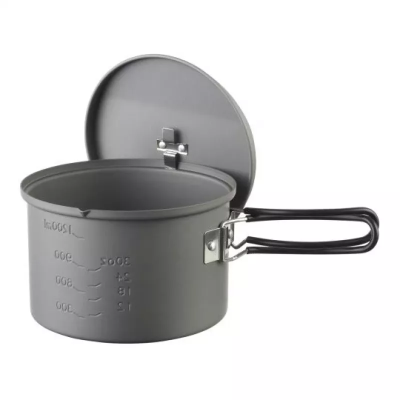 ESBIT PT1600HA campingkookpan 1,6 L aluminium, zwart