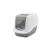 SAVIC Nestor wit-grijs - kattenbak met kap - 56x39x38,5 cm - 1 stuk