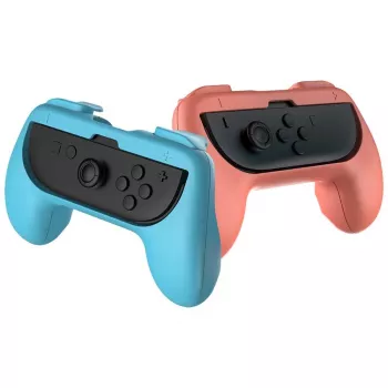 Controllergrip Subsonic Joy-Cons comfortgreep Switch & Switch 2 roze turquoise