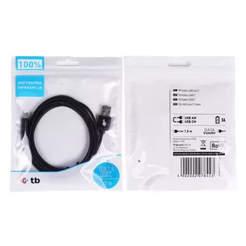 TB USB - USB C-kabel 1,5 zwart (AKTBXKUCSBA150B)