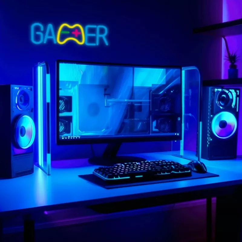 Manta SNL62MT GAMER led-neonlamp, USB, 5 W, meerkleurig