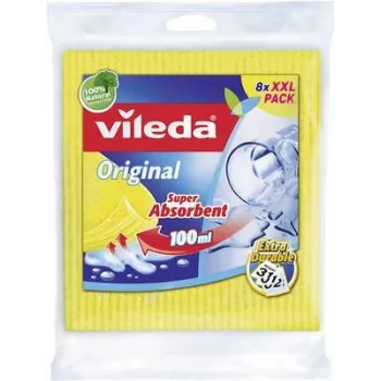 Schoonmaaksponsdoek VILEDA Aqua 8-pack 142274 — absorberend, duurzaam