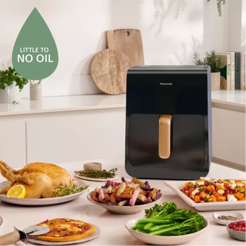 Heteluchtfriteuse Panasonic NF-CC600 6 L 1450 W zwart