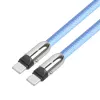 2in1 USB-C kabel 1m blauw
