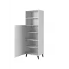 Kast ABETO 60x40x176.5 cm wit/glanzend wit