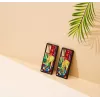 Hoesje iKins voor Samsung Galaxy Note 20 met rood kat-en-visdesign