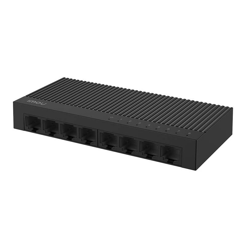 8-poorts LAN-switch IMOU SF108C 100 Mb/s — unmanaged 8x 100 Mbps Ethernet-poorten