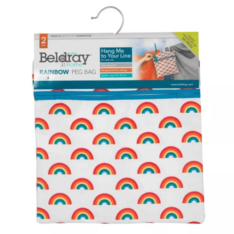 Beldray LA081544BEU7 regenboog wasknijperzak