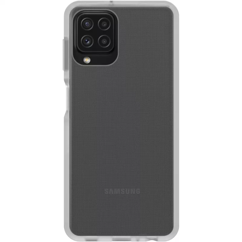 React + Trusted Glass transparante beschermhoes + displaybescherming voor Samsung Galaxy A22