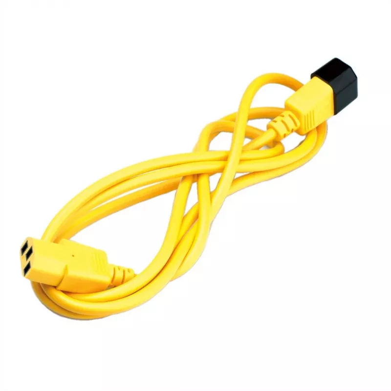 ROLINE 19.08.1532 stroomkabel geel 3 m IEC 320 (19.08.1532)