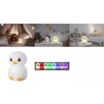 Ansmann nachtlampje pinguïn wit siliconen LED-technologie - lithium-ion (Li-Ion)