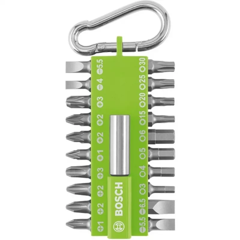 Bosch 21-delige schroevendraaierbitset, Torx/Phillips/Pozidriv/Hex/Sleuf (2607002823)