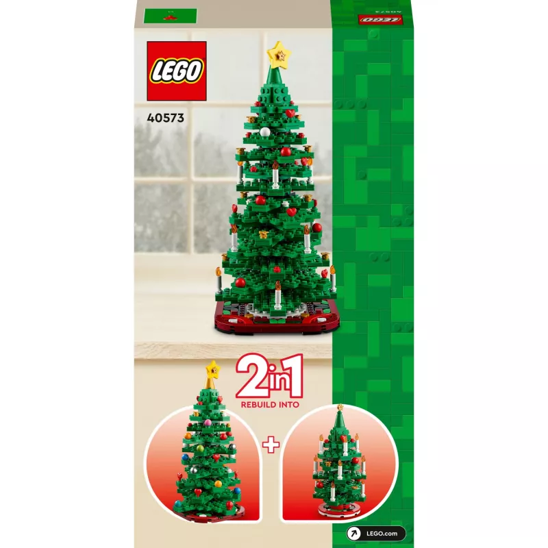 LEGO Kerstboom set 40573 – seizoensgebonden uitstalmodel, decoratieve minibouw