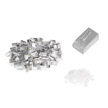 Digitus CAT 6 modulaire plug voor ronde kabel pass through plug 100…