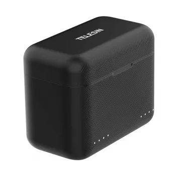 Tweekanaals oplader Telesin S0-BCG-03-TIS voor Insta360 X3 — dual-accu laadstation